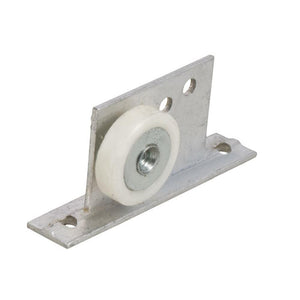 Sliding Shower Door 7/8" Flat Edge Nylon Roller and Bracket