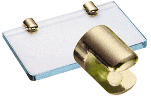No-Drill 15/16" Diameter Shelf Clamp for 1/2" Glass - Reflect Window & Door