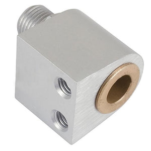 Zimmcor Commercial Aluminum Door Pivot - Bottom Door Portion - Aluminum