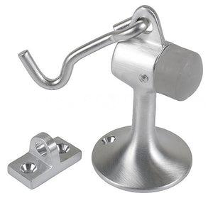 Floor Mounted Heavy Duty Door Stop with Hook and Holder