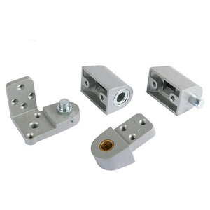 Commercial Aluminum Store Front Door Left Hand Offset Pivot - Aluminum Finish