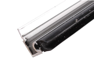 Commercial Clear Anodized Glazing Stop - 10' Length