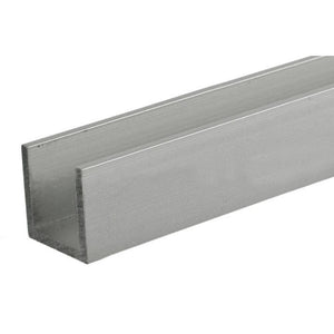U-Channel 1/2" x 1/2" - Clear Anodized