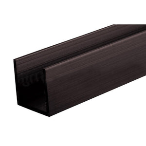 U-Channel 3/4" x 3/4" - Medium Bronze Anodized