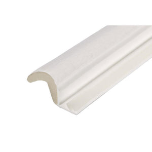 Foam-Tite Kerf Mounted Weatherseal - White - 85'' Length