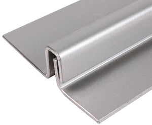 Frontline Defense Interlocking Astragal Offset Bar 3" (Outswing) (Aluminum) (Silver) (82" Length)