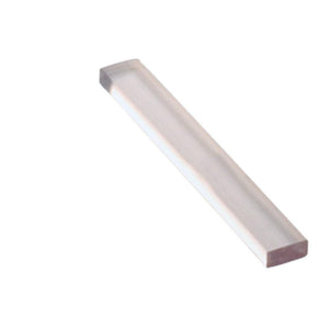 Clear 1/4" Wide x 2" Long Setting Block - 1/8" Thick
