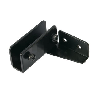 Recess Mount Glass Door Hinges - Black