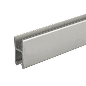 Showcase Aluminum H-Bar Extrusion - Clear Anodized