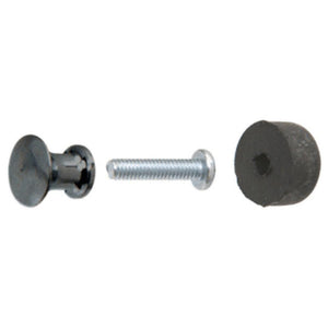 Sliding Glass or Panel Doors 1/2" Diameter Aluminum Knobs