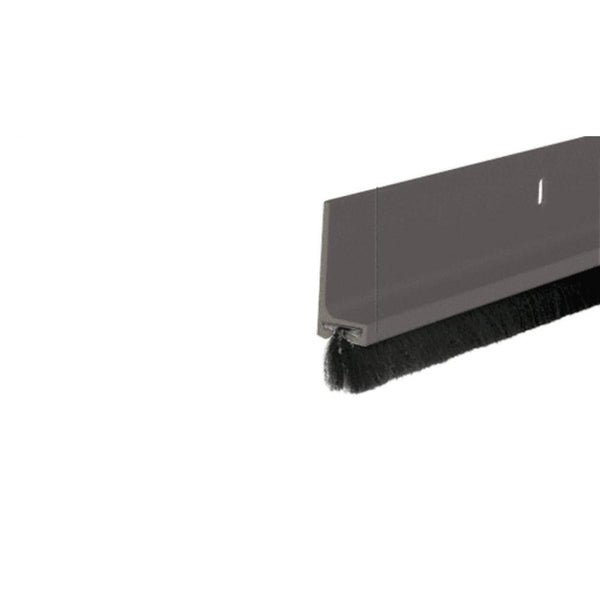 144-Inch Bronze Painted Finned Door Sweep for Weatherproofing
