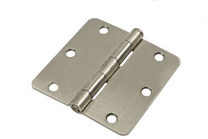 Residential 3" x 3" Butt Hinge With 1/4" Radius Corners - Satin Chrome