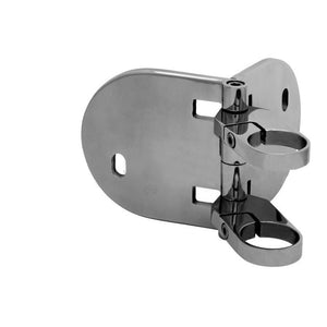 Q-railing Fascia Mounted Baluster Corner Bracket (Adjustable Angle, Round Profile)