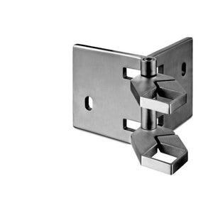 Q-Railing Square Line Corner Adjustable Fascia Mount Baluster Bracket