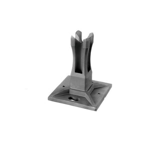Q-railing Base Plate Glued Upright Connection