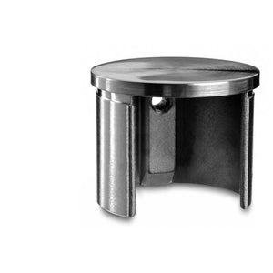 Q-railing End Cap Flat For 1.66'' (42.2mm) (Round) Cap Rail