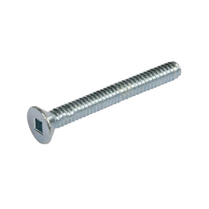 Flat Head 10-24 Thread Steel Machine Screws 3'' Length - Package of 100