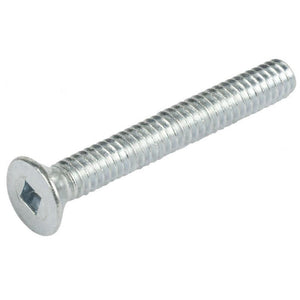 Flat Head 1/4-20 Thread Steel Machine Screw 4'' Length