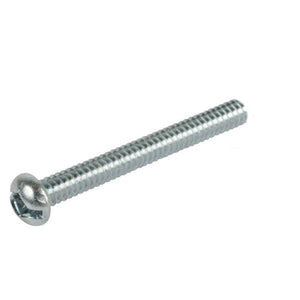 Pan Head 6-32 Thread Steel Machine Screws 2-1/2'' Length - Package of 100