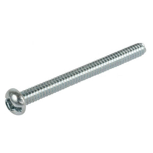 Pan Head 6-32 Thread Steel Machine Screws 3'' Length - Package of 100