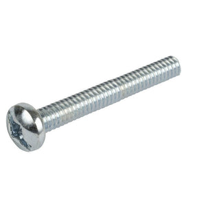 Pan Head 10-24 Thread Steel Machine Screws 2-1/2'' Length - Package of 100