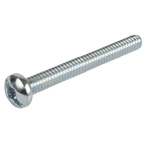 Pan Head 10-24 Thread Steel Machine Screws 3'' Length - Package of 100