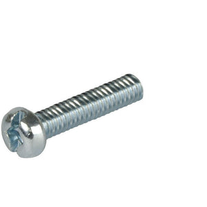 Pan Head 1/4-20 Thread Steel Machine Screws 2-1/2'' Length - Package of 100