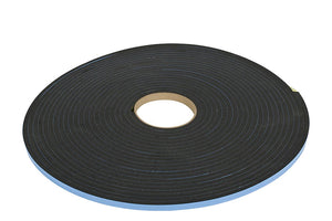 Silicone 5/16" x 3/8" Foam Tape Glazing Tape - 33 lbs Density
