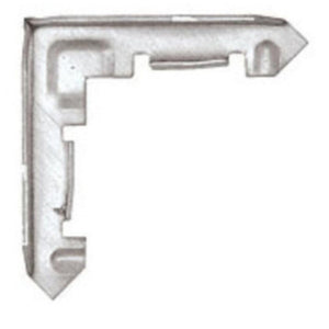 Flanged Screen 3/8" Aluminum Corner