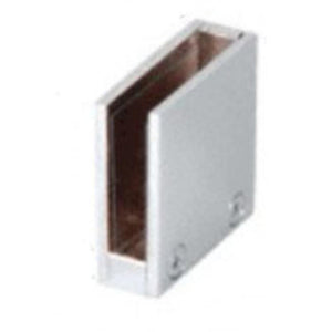 3/8" 90 Degree Straight End Clamp Type "D" Stair and Walkway Railings - Reflect Window & Door