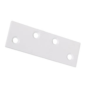 Entry Door White Butt Hinge Filler Plate