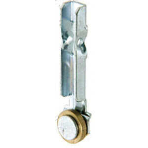 Sliding Window 1/2" Flat Edge Brass Roller With Stamped Steel Bracket for International Windows