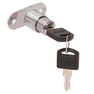 Showcase Nickel Plated Track Plunger Lock