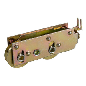 Sliding Glass Patio Door 1-1/8" Tandem Steel Ball Bearing Rollers With 9/16" Wide Housing
