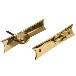 Truth Hardware Inside Thumb Turn With Outside Keyed Lock Escutcheon Set