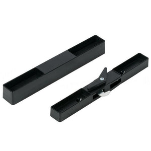 Patio Door Black Plastic Handle; 3-7/8" Screw Holes