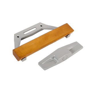 Sliding Glass Patio Door Wood/Aluminum Internal Lock Handle Set With 3-1/2" Screw Holes