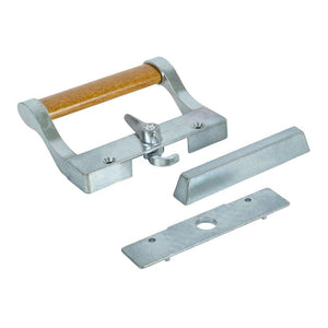 Sliding Glass Patio Door Aluminum/Wood Hook Style Surface Mount Handle 3" Screw Holes