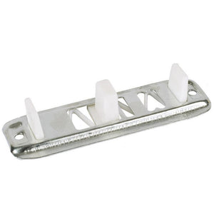 Bypass Closet/Wardrobe Door Guide with Carpet Risers