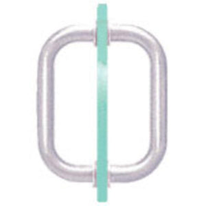Shower Door 6" Tubular Back-to-Back Pull Handle
