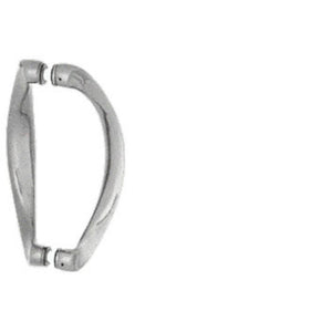 Shower Door 10" Glass Mounted Sculptured Pull Handle