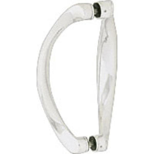 Shower Door 6" Back-To-Back Sculptured Solid Pull Handle