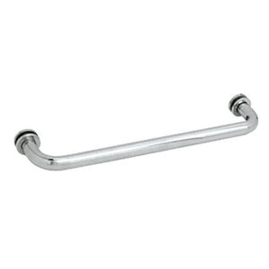Shower door 2025 handle towel bar