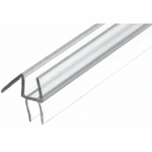 Shower Door Clear Co-Extruded Bottom Wipe With Drip Rail - 31" Long