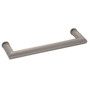 Shower Door 18" Round Tubing Mitered Corner Single-Sided Towel Bar