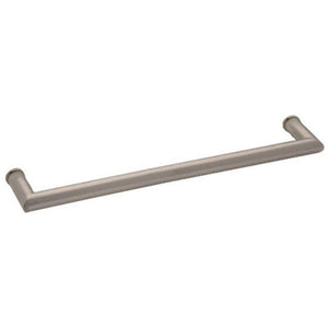 Shower Door 24" Round Tubing Mitered Corner Single-Sided Towel Bar