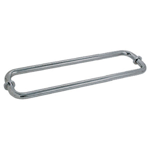 Shower Door 12" Back-to-Back Tubular Towel Bar With Metal Washers