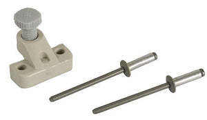 Sliding Window Lock With 2 Rivets - Grey