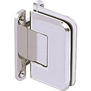 Shower Door Pinnacle Series Wall Mount Full Back Plate Standard Hinge