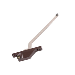 Truth Hardware Front Mount Left Hand Casement Window Operator With 9-1/2" Arm - Brown